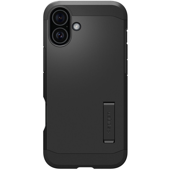 Etui Spigen do iPhone 16 Plus, Tough Armor Mag MagSafe, czarne + Szkło Hartowane 9H