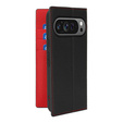 Etui z klapką do Google Pixel 10 / 10 Pro, Litchi Skin Grain, czarne