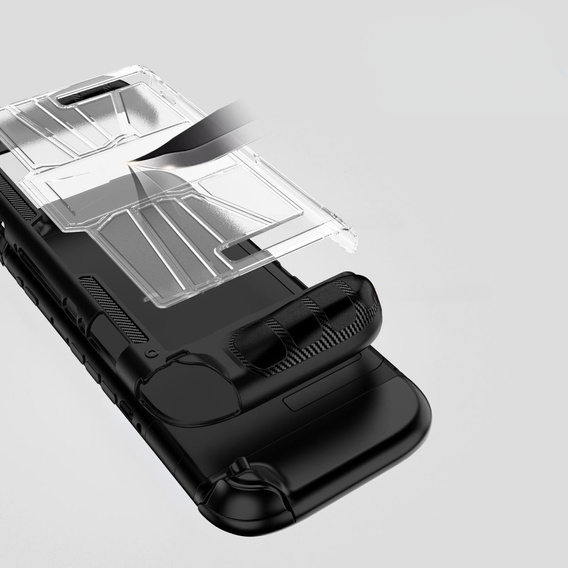 Przezroczyste etui ochronne z czarnym wykończeniem do Nintendo Switch 2