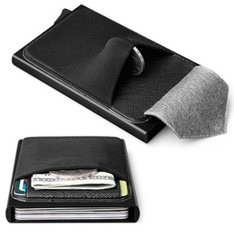 Schowek na kartę RFID Card Holder, Czarny