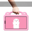 Etui do Samsung Galaxy Tab A9, Cute Patterns, z podstawką, Różowe