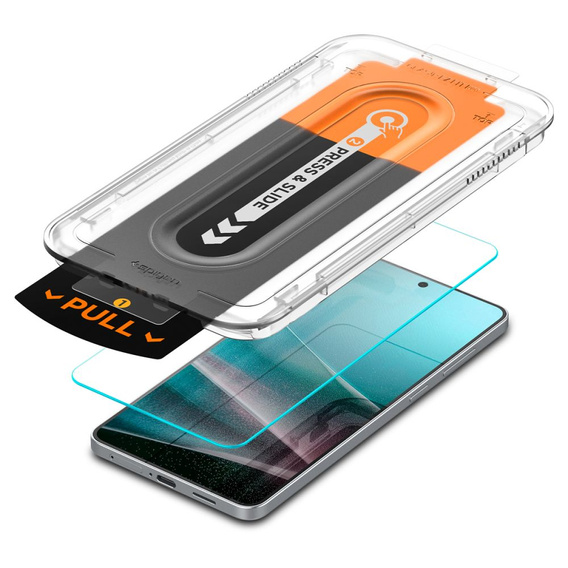 Szkło hartowane Spigen GLAS.tR EZ Fit do Samsung Galaxy S25 Edge – przezroczyste