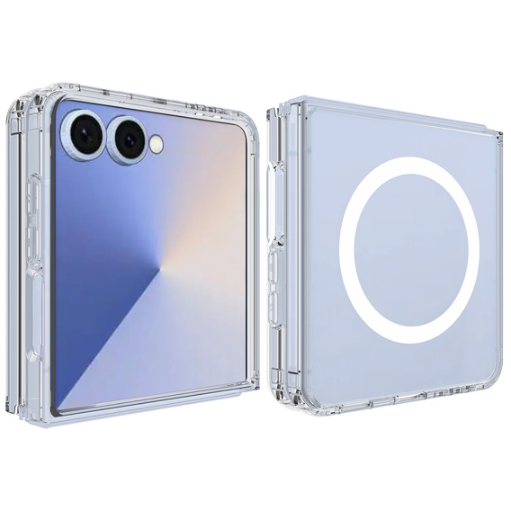 Etui elastyczne do Samsung  Galaxy Z Flip7 5G z MagSafe – przezroczyste