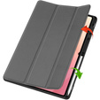 Etui do Samsung Galaxy Tab S11 Ultra, Smartcase z miejscem na rysik, szare