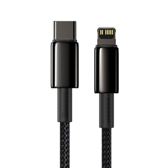Baseus Tungsten PD – kabel USB-C do Lightning 1 m 20W - czarny