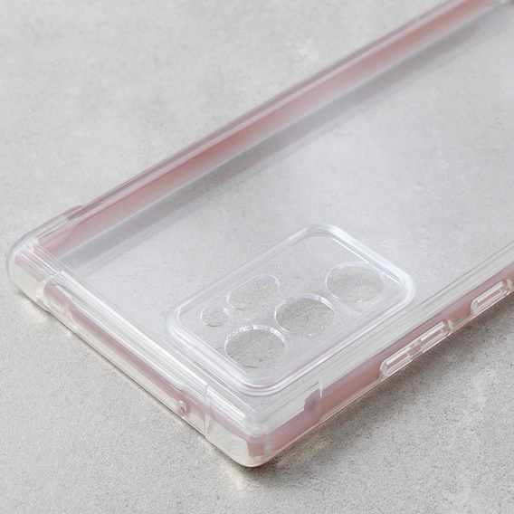 Etui do Samsung Galaxy Note 20 Ultra, Suritch Full Body, przezroczyste / różowe rose gold