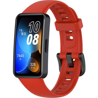 Pasek Silikonowy do Huawei Band 8 / Huawei Band 9 / Huawei Band 10, Czerwony