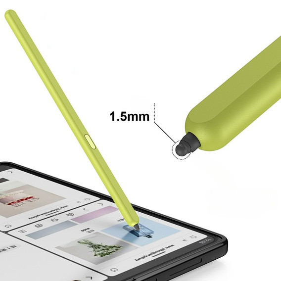 Rysik Touch Screen Stylus Pen do Samsung Galaxy Z Fold5 5G / Z Fold6 5G, żółty