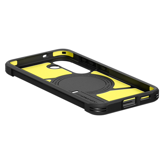 Etui Spigen do Samsung Galaxy S25+ Plus, Tough Armor Mag MagSafe, szare + Szkło Hartowane 9H