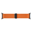 Pasek nylonowy do Samsung Galaxy Watch Ultra 47mm (2025 / 2024), Pomarańczowy