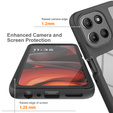 Etui do Motorola Moto G86 5G, Shockproof, z folią, czarne