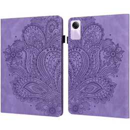 Etui do Xiaomi Redmi Pad SE 11", Flowers, fioletowe