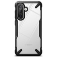Etui Ringke Fusion X do Galaxy A36 / A56 5G, Czarne + Szkło Hartowane 9H