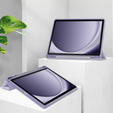 Stylowe etui do Samsung Galaxy Tab A9+ – Smartcase Hybrid Marble fioletowe