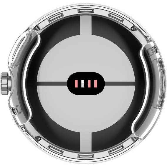 Etui z osłoną na ekran do Google Pixel Watch, Przezroczyste