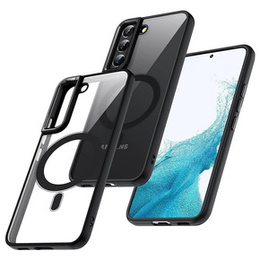 Etui do Samsung Galaxy S22 5G, ERBORD Hybrid MagSafe Case, czarne