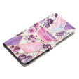 Etui z klapką do Xiaomi Redmi Note 12S, Wallet, Marble & Flowers różowe