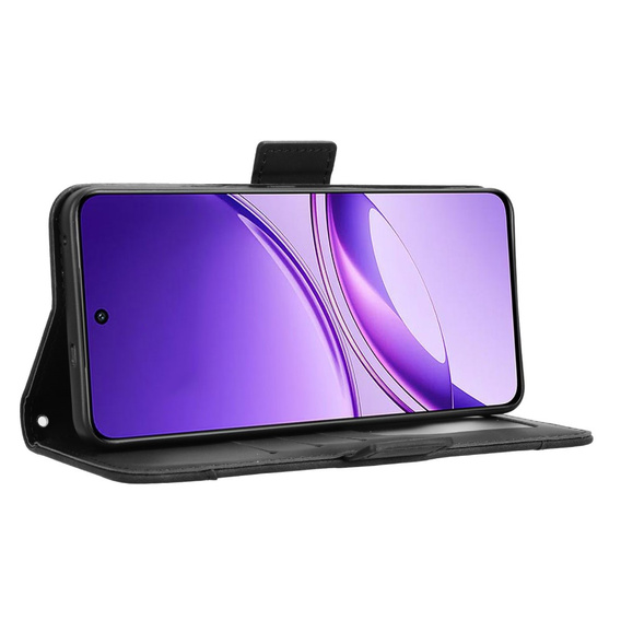 Etui z klapką do Vivo V50 Lite 4G / 5G, Card Slot, czarne