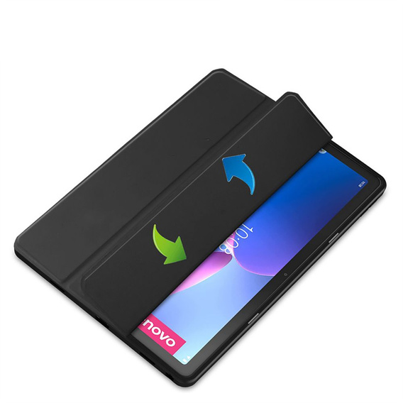 Etui do Lenovo Tab M10 Plus 10.6 Gen 3 TB-125F TB-128F, Smartcase Hybrid, z miejscem na rysik, czarne