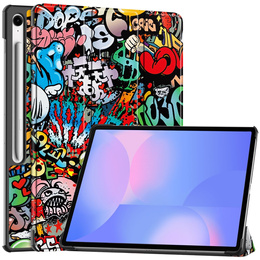 Etui z nadrukiem do Samsung Galaxy Tab S10 FE+ Plus – styl i ochrona w jednym - graffiti