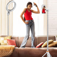 Tech-Protect L03S Wireless Kijek Selfie Stick Tripod, biały