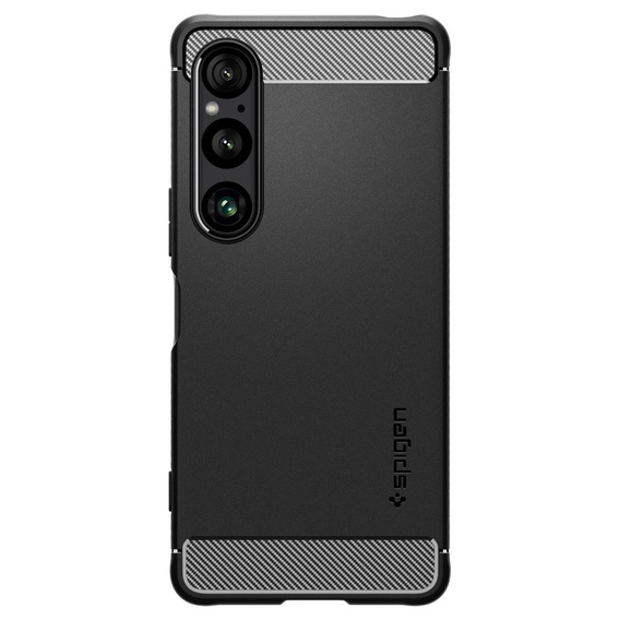 Etui Spigen Case do Sony Xperia 1 VI, Rugged Armor, Matowe czarne