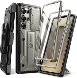 Etui do Samsung Galaxy S25 Ultra, Tongate MECH Series, Klips do paska, TiGray