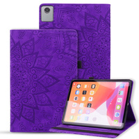 Etui z klapką do Lenovo Tab M11, flower, fioletowe