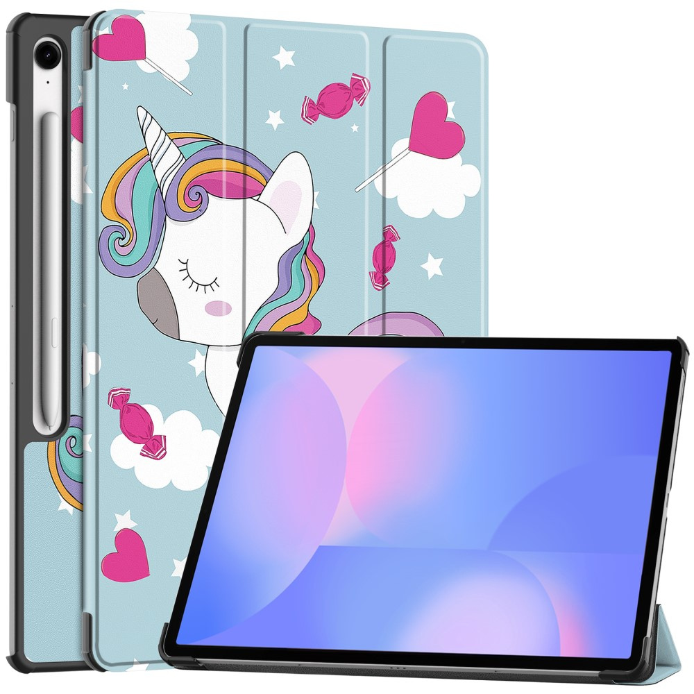 Etui z nadrukiem jednorożca na Galaxy Tab S10 FE+