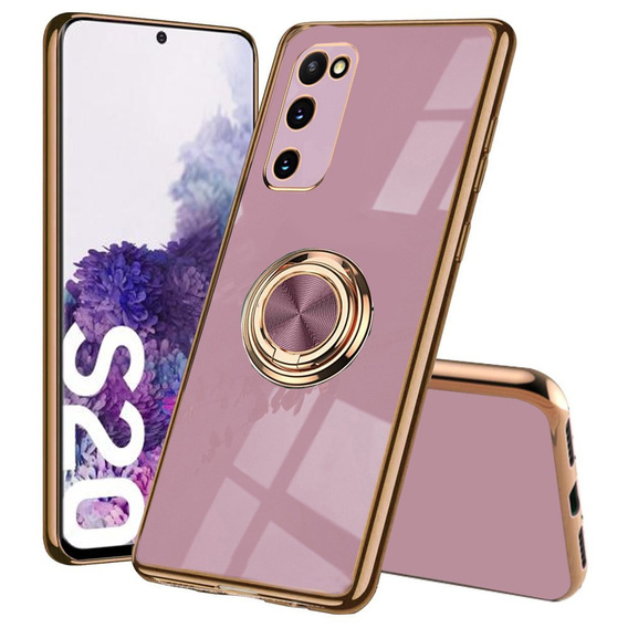 Etui do Samsung Galaxy S20, Electro Ring, fioletowe