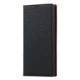 Skórzane etui do Samsung Galaxy S23 Plus, ERBORD Grain Leather, czarny