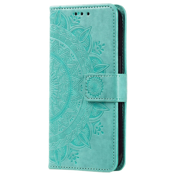 Etui z klapką do Samsung Galaxy A35 5G, Mandala, zielone