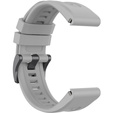 Pasek Silikonowy QuickFit 20mm do Garmin Fenix 5S/6S/7S/ 8 43mm, Szary