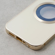 Etui do iPhone 14 Pro, Dual Glass, do Magsafe, złote