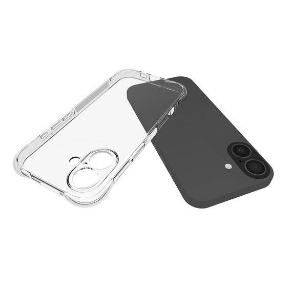 Przezroczyste etui TPU do iPhone 17 – smukła ochrona, wzmacniane rogi