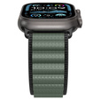 Pasek Spigen WBF1 Band do Apple Watch 8/9/10/11/SE/Ultra 1/2 (44/45/46/49 mm) – Black / Green