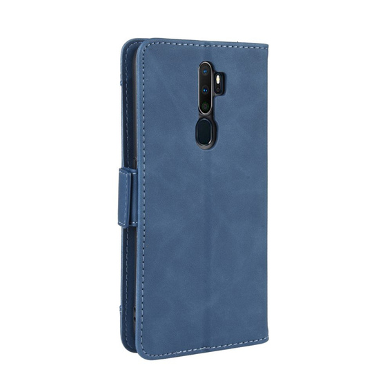 Etui z klapką do Oppo A9 2020/A5 2020, Card Slot, niebieskie