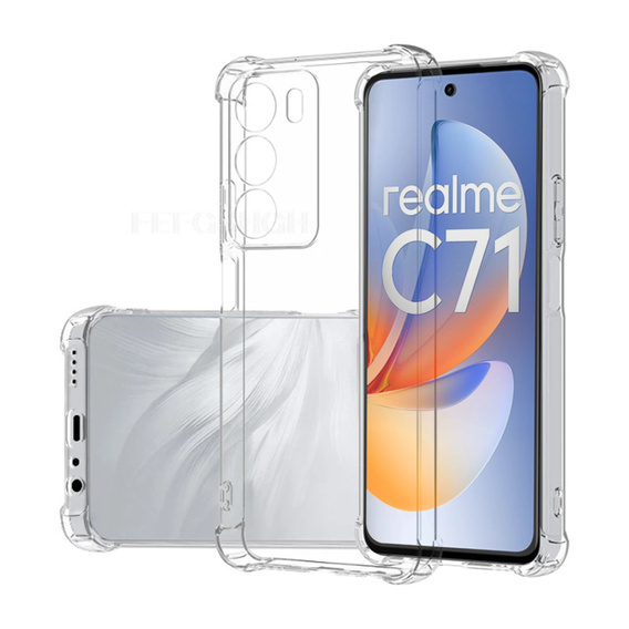 Etui do Realme C71, Dropproof, przezroczyste