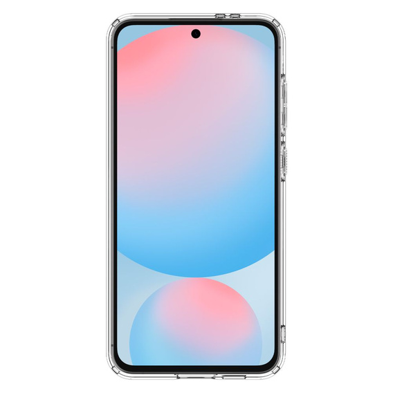 Etui z MagSafe Spigen do Samsung Galaxy S24 FE, Ultra Hybrid, przezroczyste / białe + Szkło Hartowane 9H