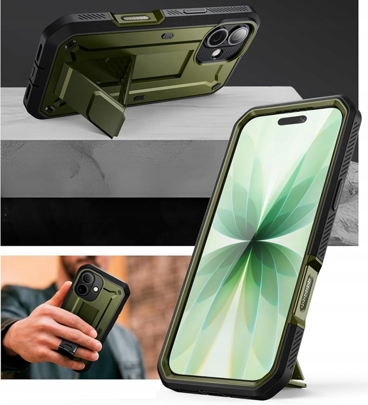 Etui Supcase do iPhone 17, Unicorn Beetle Pro, Guldan