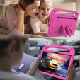 Etui dla dzieci do Samsung Galaxy Tab S10 Lite / S10 FE / S9 FE, z uchwytem, różowe