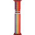 Pasek Nylonowy do Apple Watch 1/2/3/4/5/6/7/8/9/10/SE/Ultra/Ultra 2 42/44/45/46/49mm, Wielokolorowy