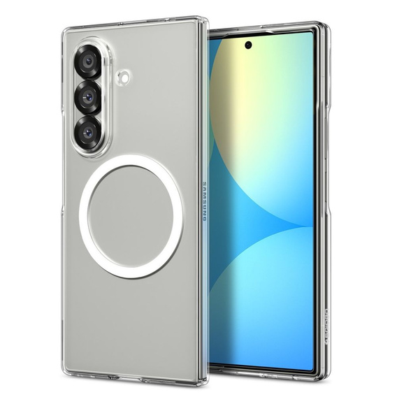 Etui Spigen do Samsung Galaxy Z Fold 7, AirSkin Mag MagSafe, przezroczyste