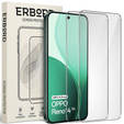 2x Szkło Hartowane do Oppo Reno 14, ERBORD 9H Hard Glass, szybka