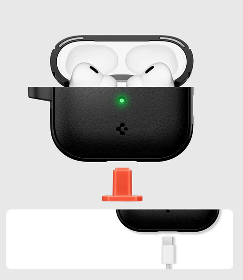 Etui SPIGEN na Słuchawki Airpods Pro 3, Vault, Matte Black