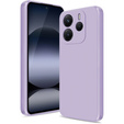 Etui do Xiaomi Redmi Note 14 4G, Silicone Lite, fioletowe