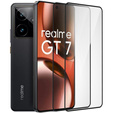 2x Szkło Hartowane do Realme GT 7 / 7T, ERBORD 3D pełne, szybka na cały ekran
