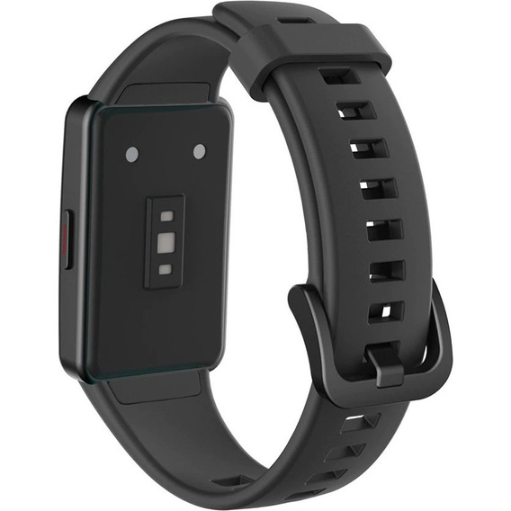 Pasek Silikonowy do Huawei Band 6 / Honor Band 6, Czarny