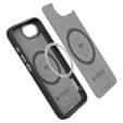 Etui Spigen do iPhone 16E, Enzo Aramid MagSafe, carbon czarne + Szkło Hartowane 9H