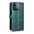 Etui z klapką do Realme Note 70T 4G, Wallet Rhombus, zielone